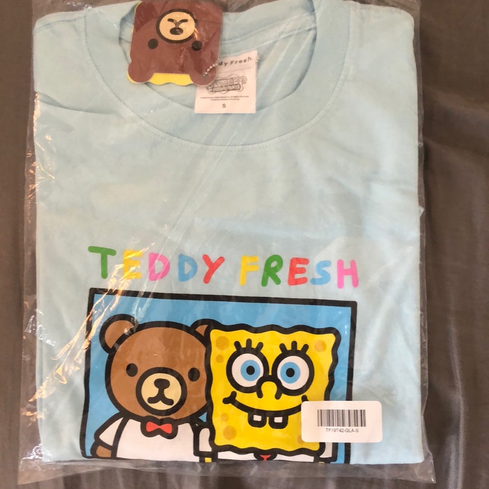 Limited edition teddy fresh x spongebob tee